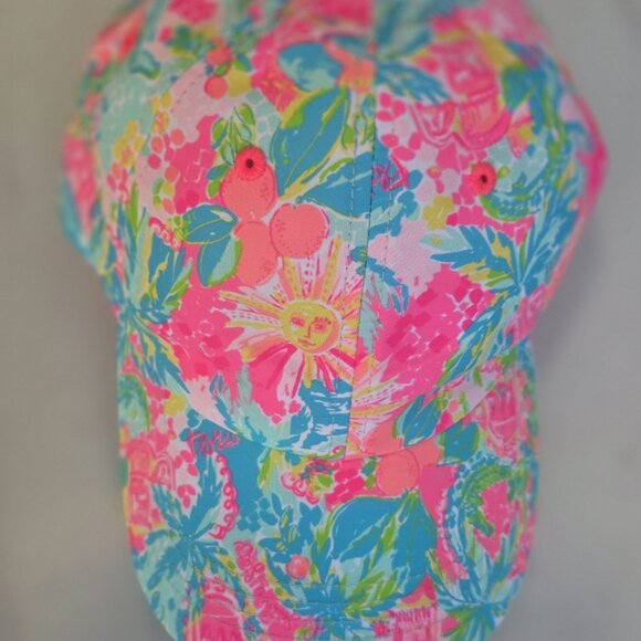 Lilly Pulitzer run around hat NWT Multi Sunshine State of Mind print - Picture 1 of 2